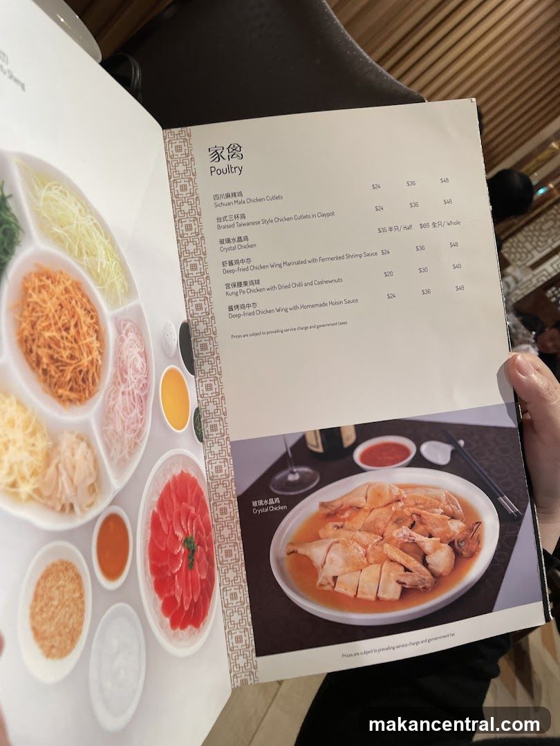 Poultry Menu