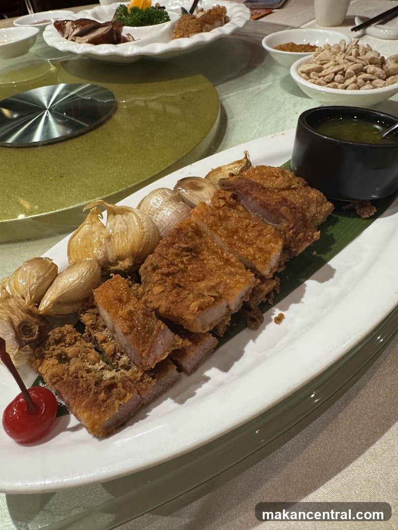 Crispy Pork Belly with Garlic