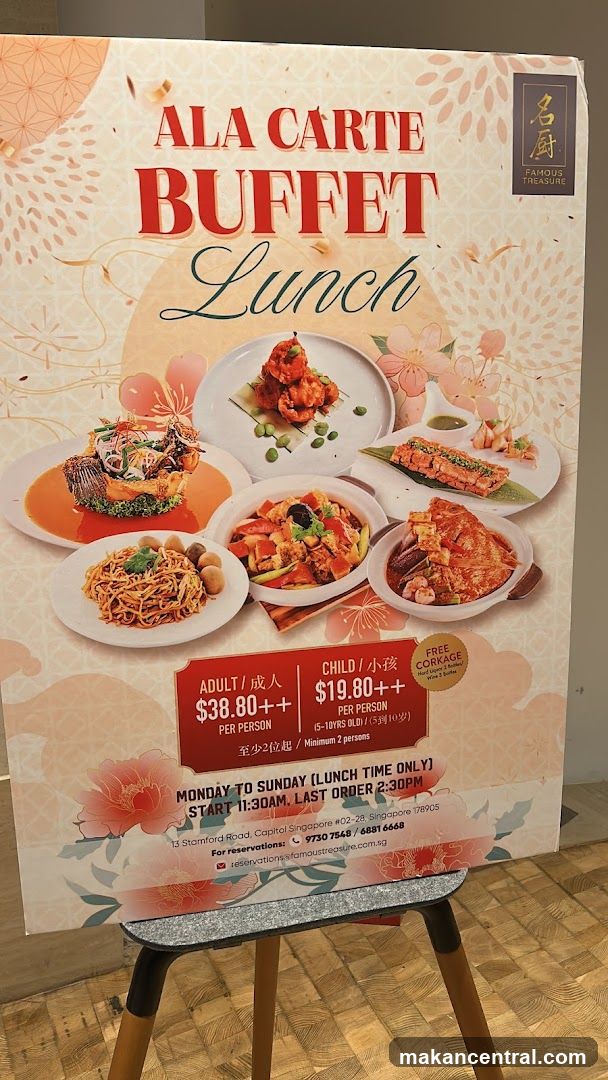 Famous Treasure Ala Carte Buffet Lunch