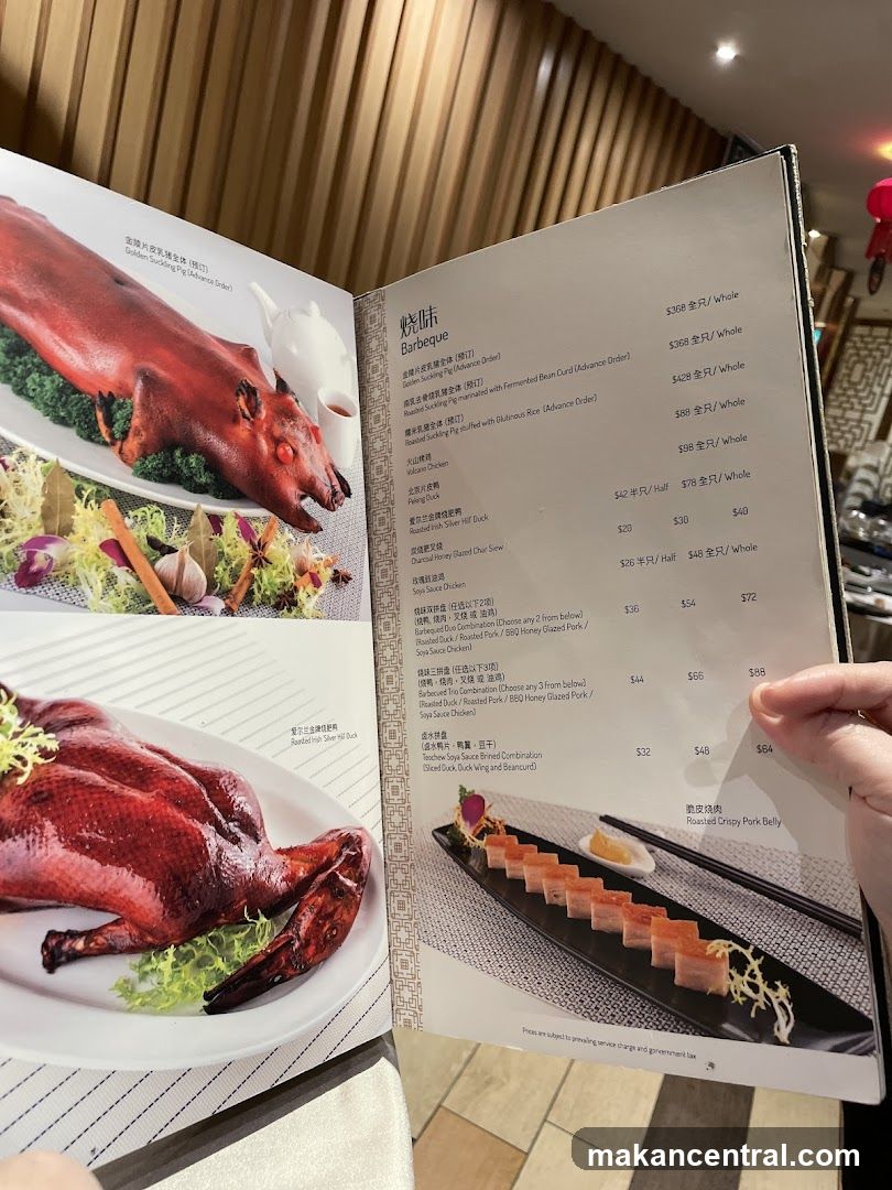 Barbeque Menu