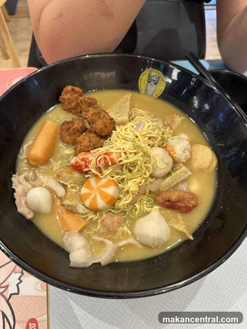 Noodle Soup with Various Toppings