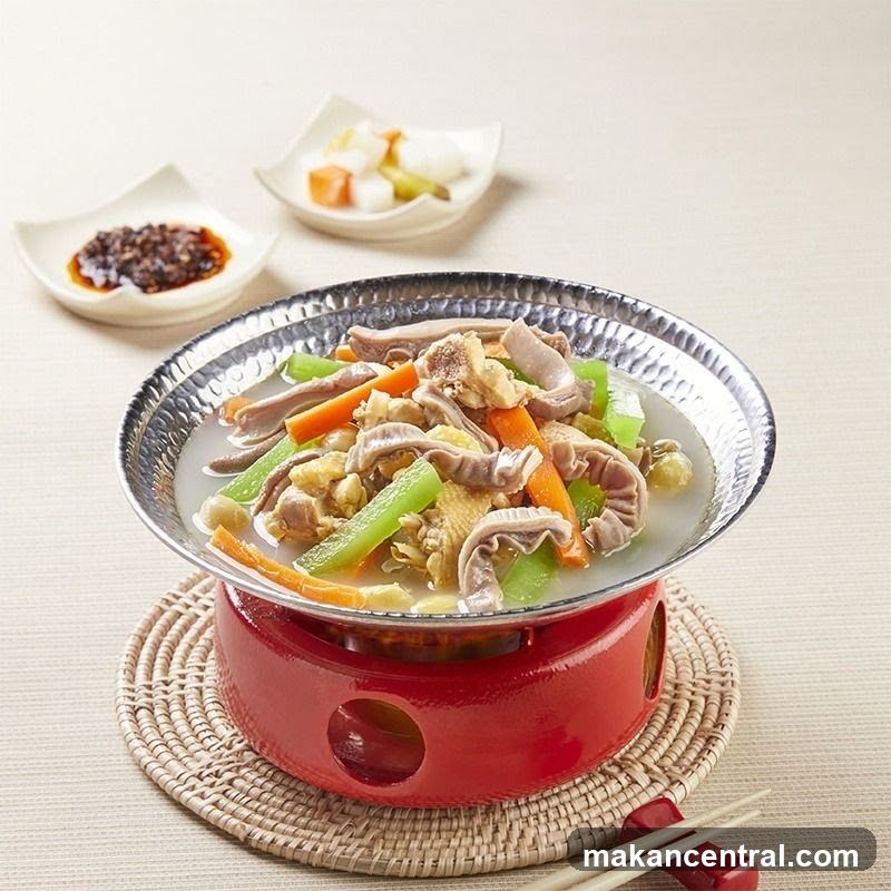 Stewed Pork Intestines with Vegetables