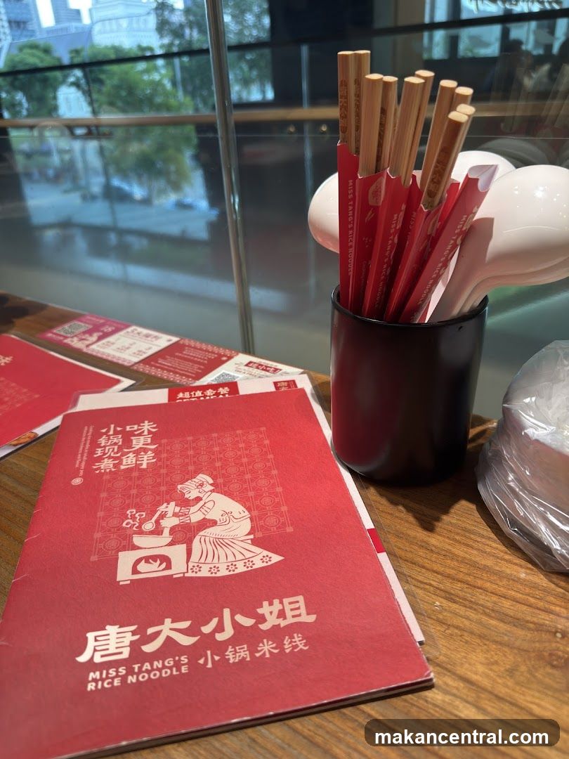 Miss Tang's Rice Noodle Menu