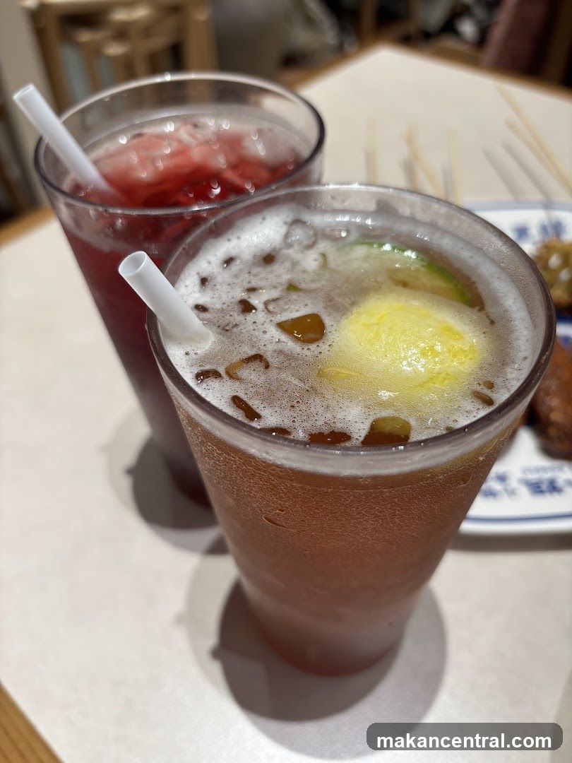 Two Iced Drinks