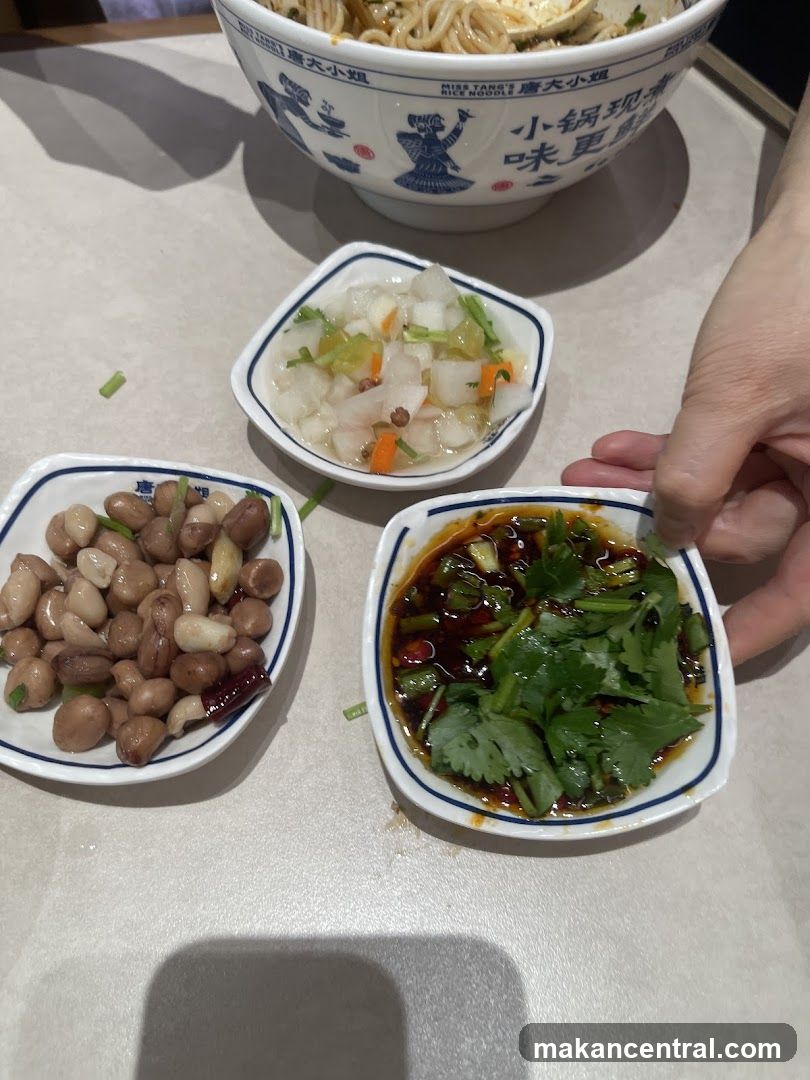 Noodles with Side Dishes
