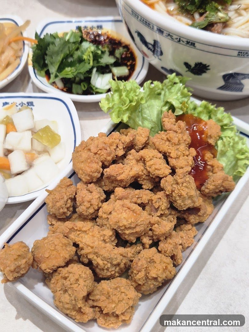 Fried Chicken Bites with Sides