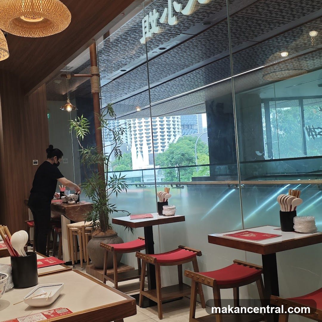 Restaurant Interior with Staff