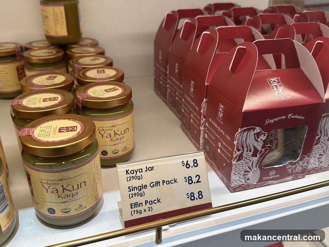 Ya Kun Kaya Jars and Gift Boxes