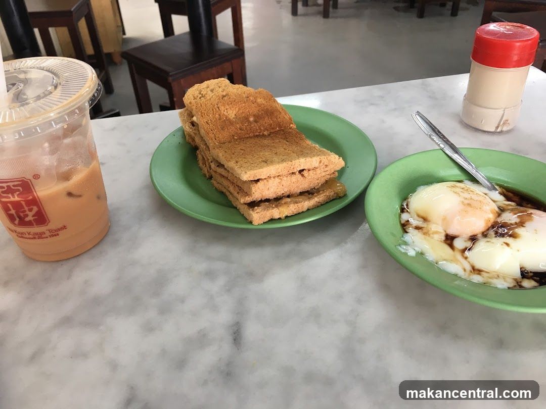Kaya Toast and Drink