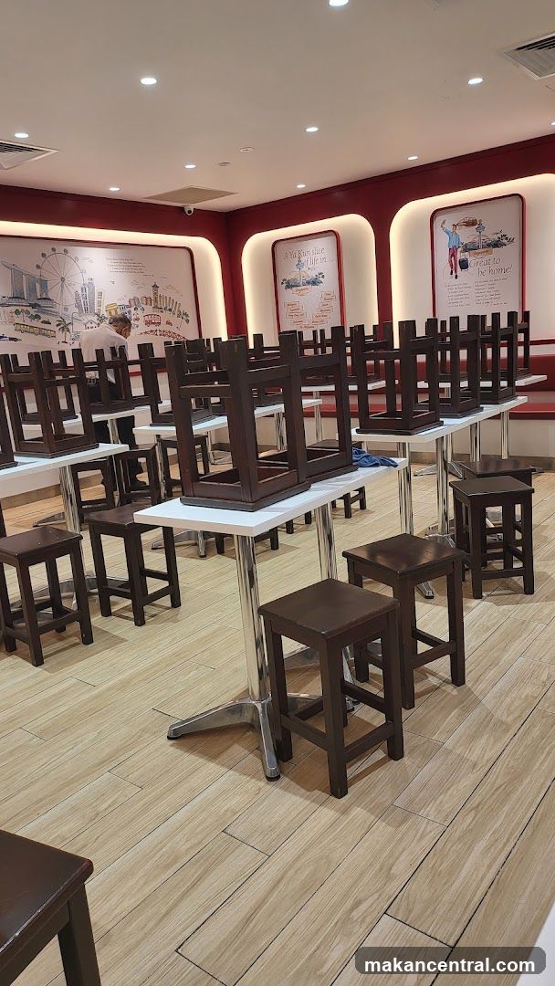 Restaurant Interior with Tables and Chairs
