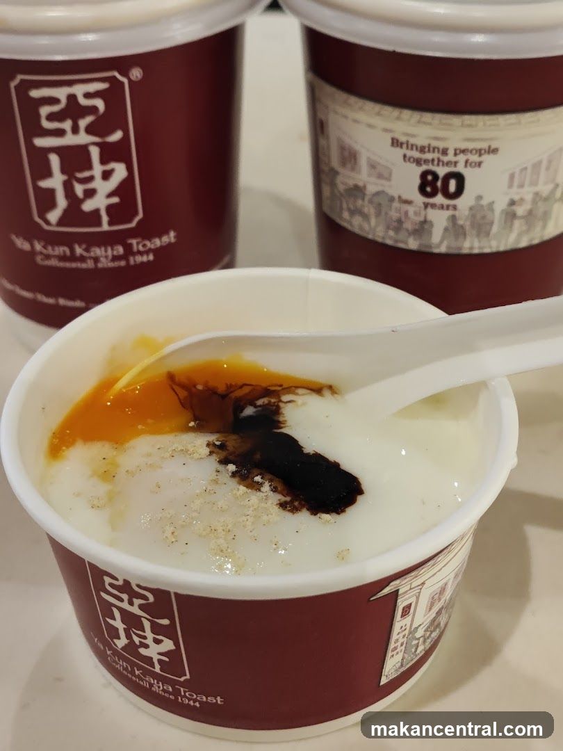 Ya Kun Kaya Toast Soft Boiled Eggs