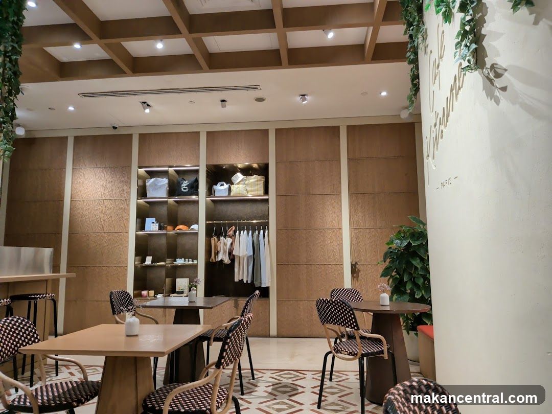 Cafe Interior with Retail Display