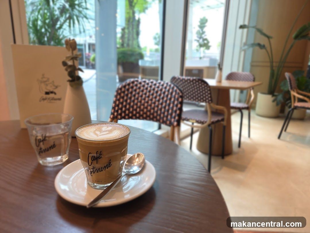 Cafe Interior with Coffee