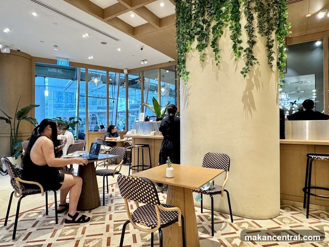 Cafe Interior with Patrons