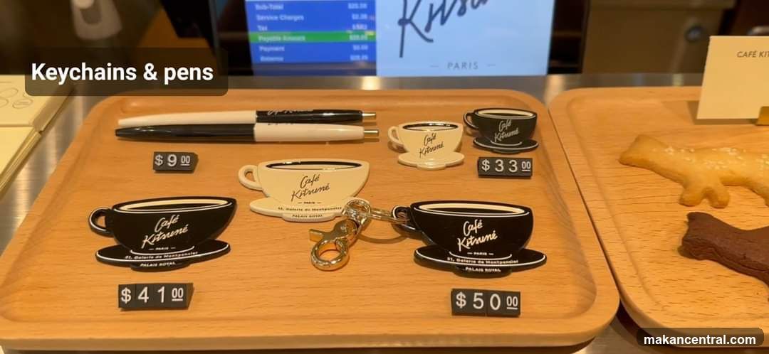 Keychains and pens