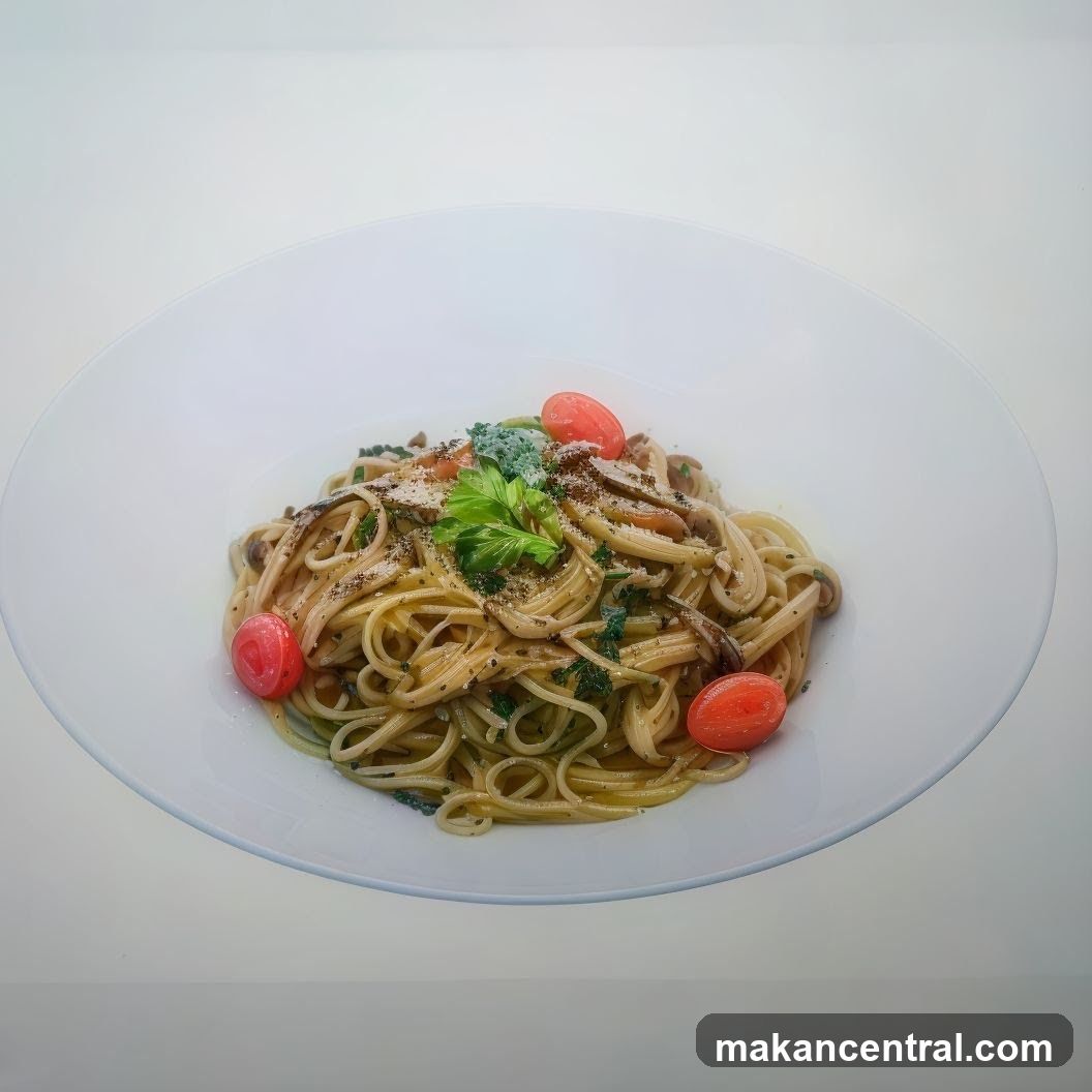 Mushroom Spaghetti