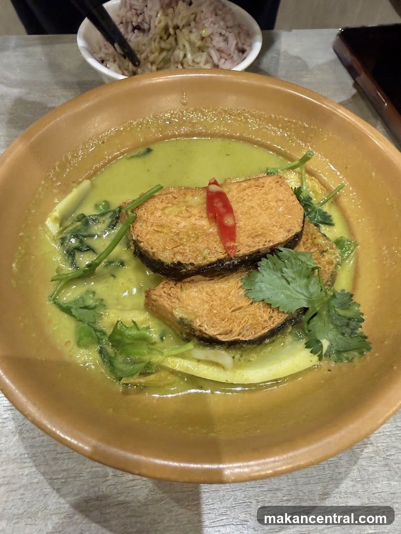Green Curry with Tofu and Rice