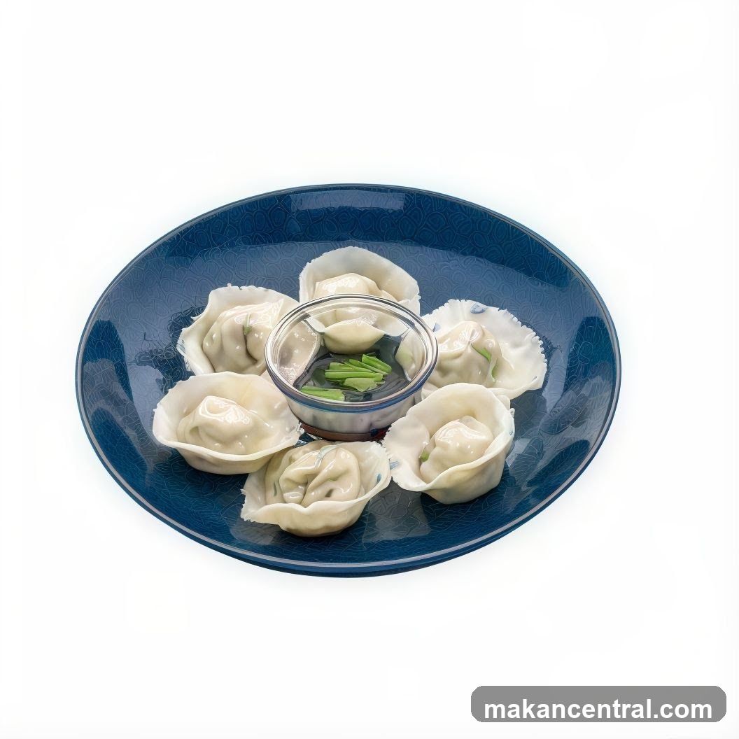 Dumplings with Dipping Sauce