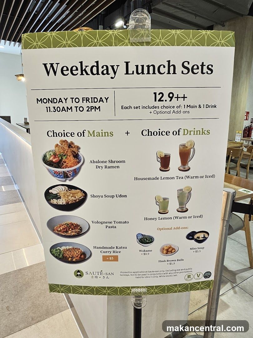 Weekday Lunch Sets