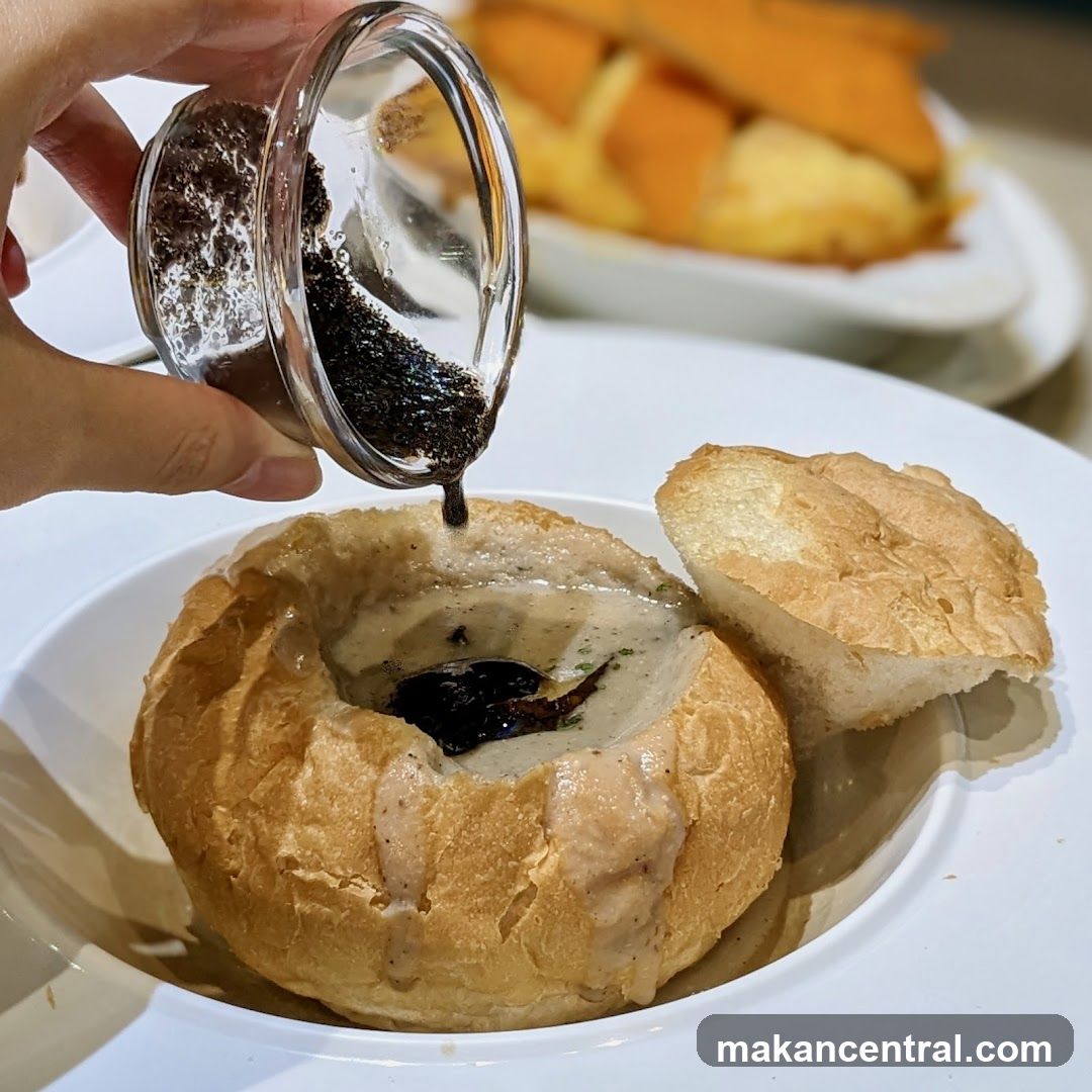 Soup in Bread Bowl