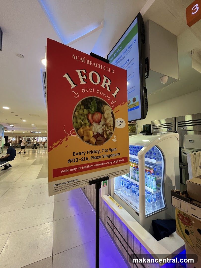 Açaí Beach Club 1-for-1 Acai Bowls Promotion
