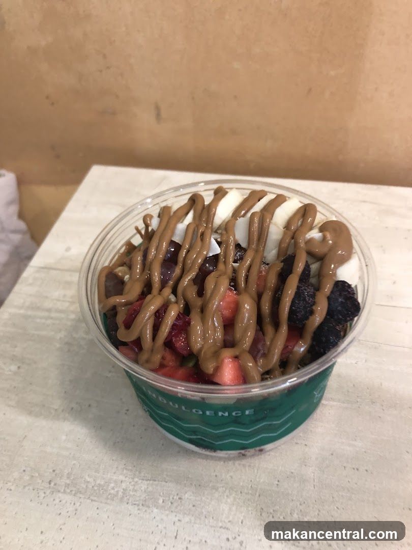 Acai Bowl with Fruit and Drizzle