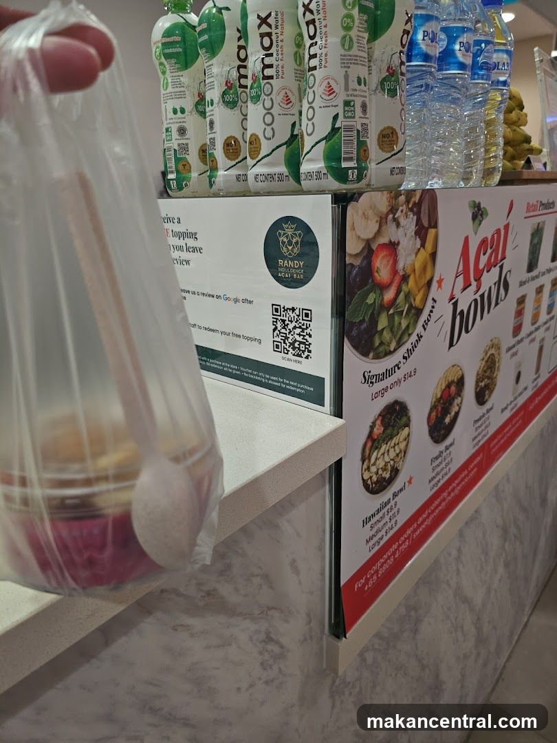 Açaí Bowls Menu