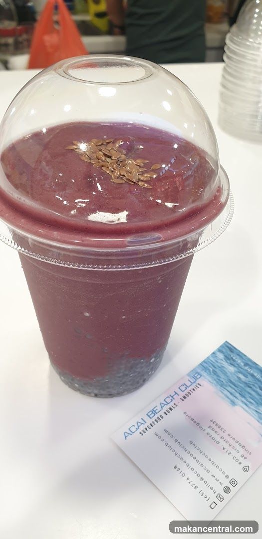 Acai Smoothie with Chia Seeds