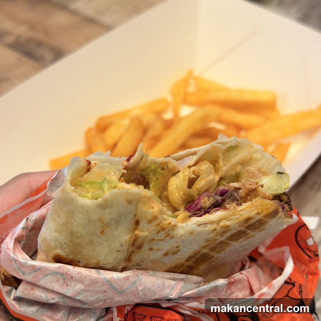 Doner Kebab and Fries