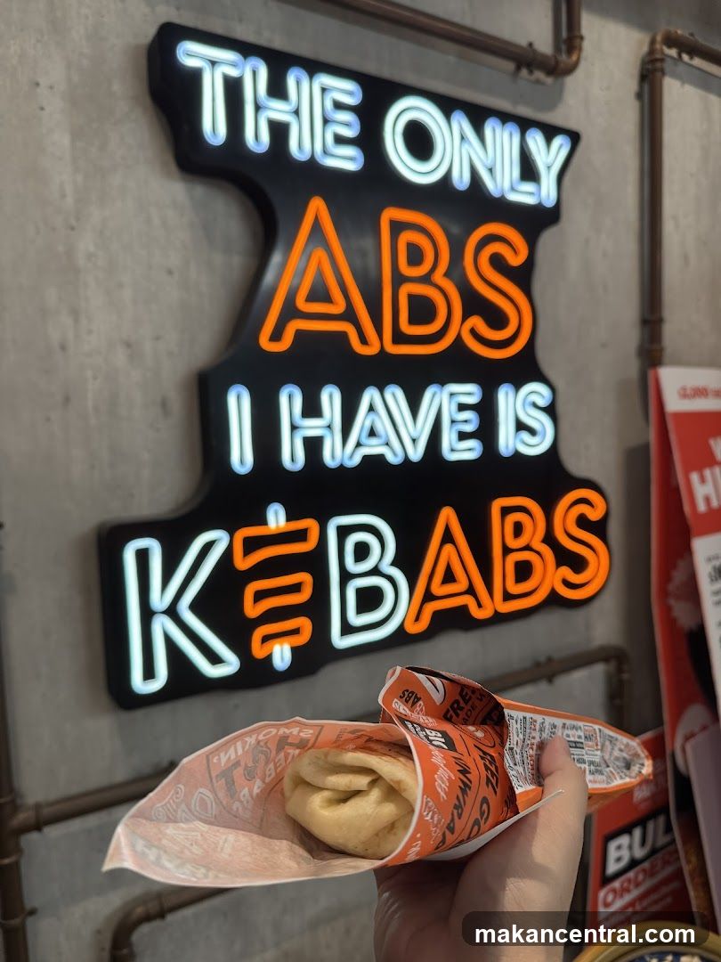 Neon Sign and Kebab