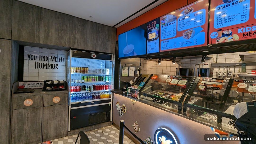 Restaurant Interior with Menu Displays
