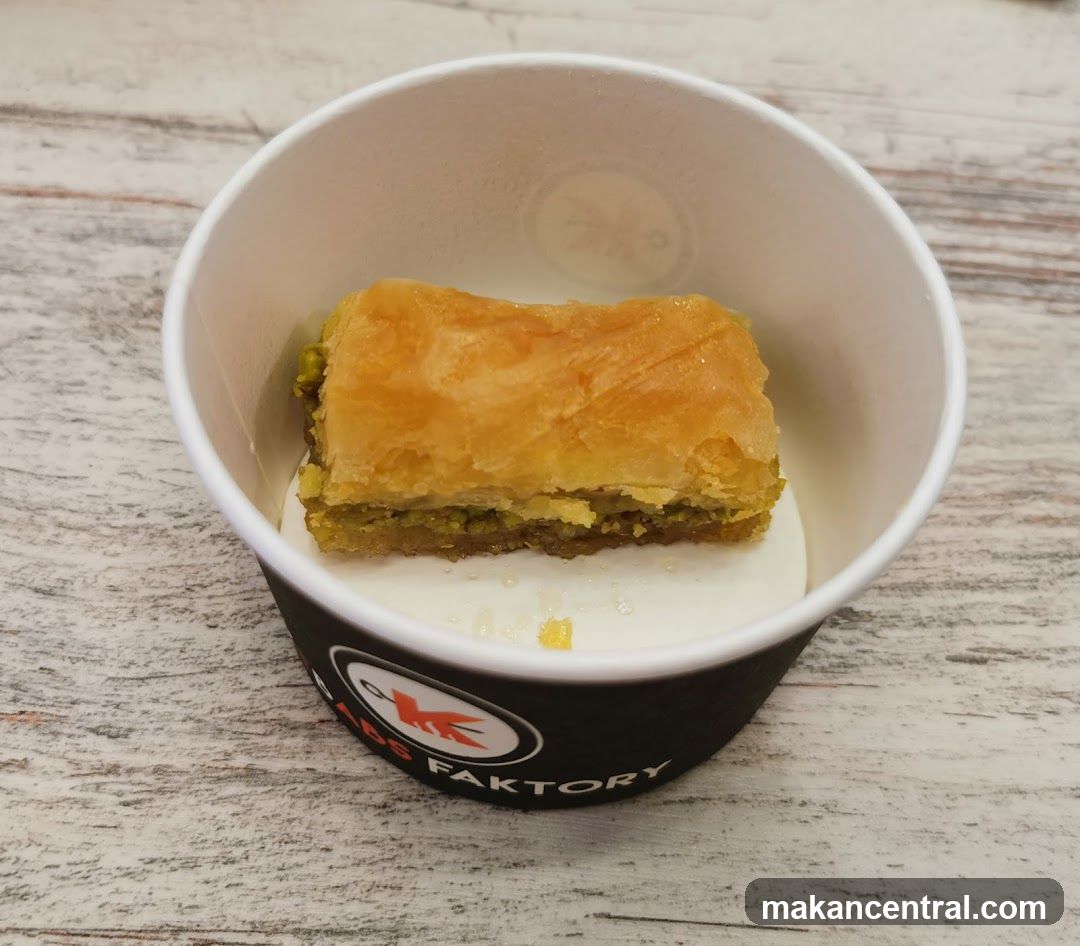 Baklava in a cup