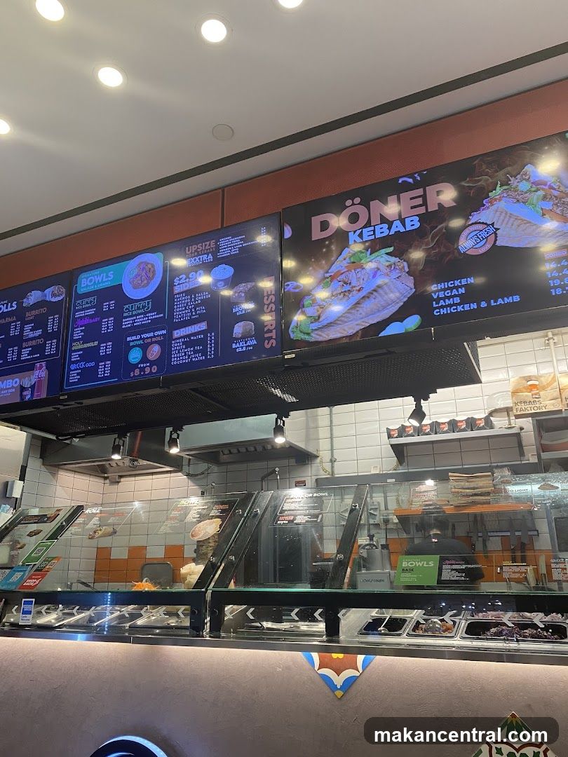 Doner Kebab Menu