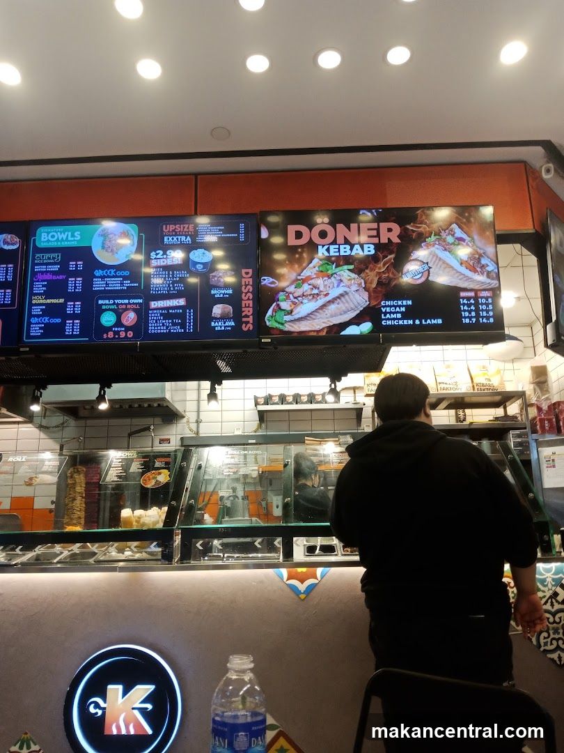 Doner Kebab Menu