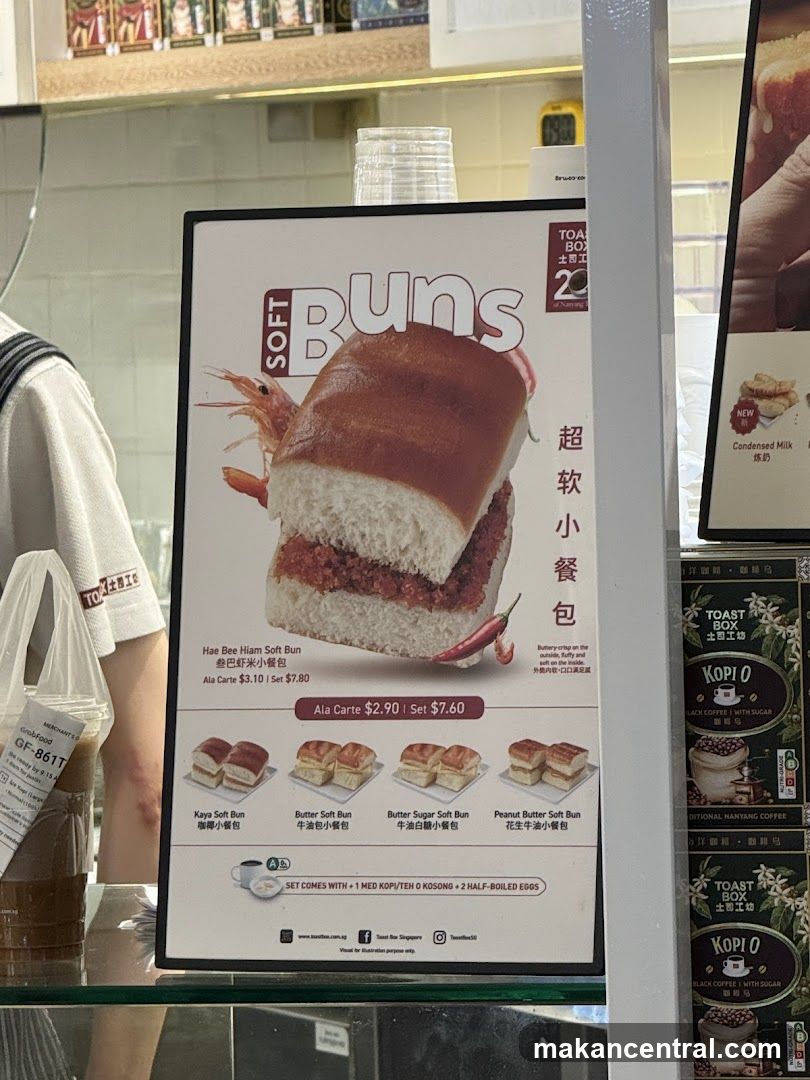 Soft Buns Menu