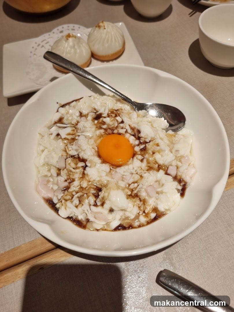 Steamed Egg Dish with Egg Yolk