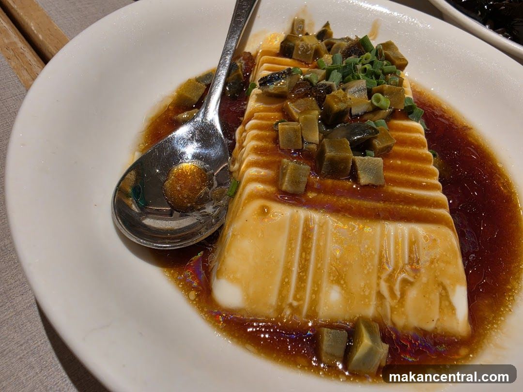 Tofu with Century Egg and Scallions
