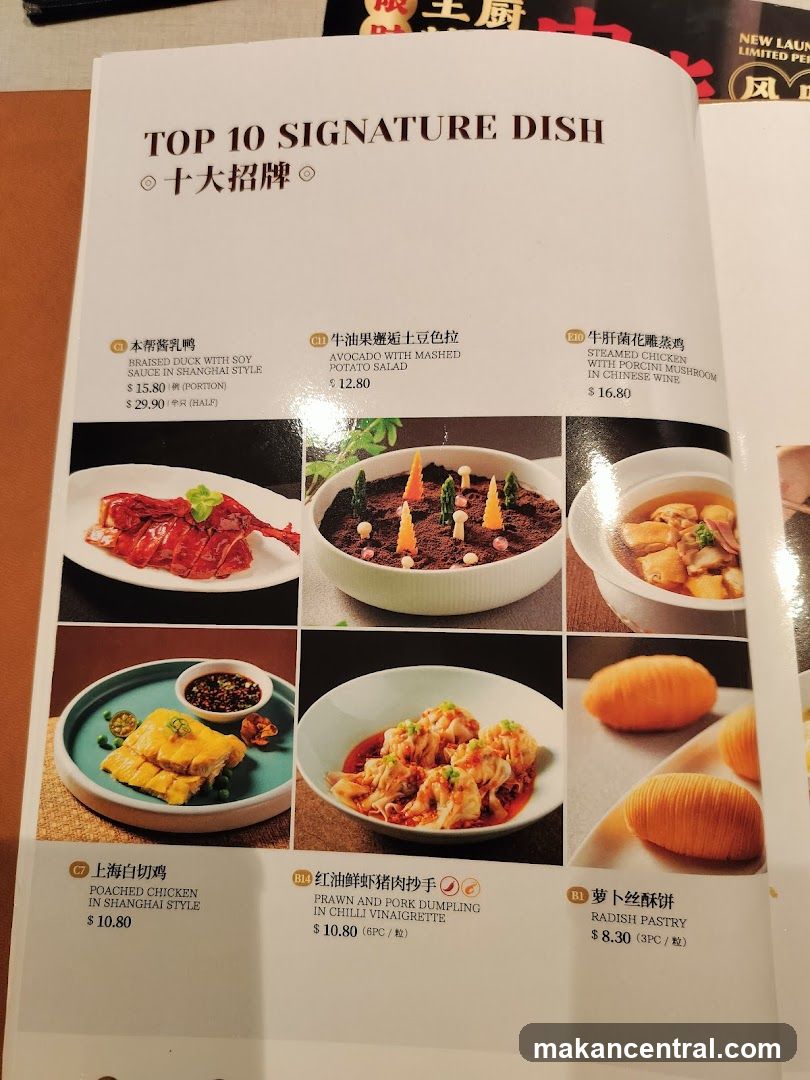 TOP 10 SIGNATURE DISH