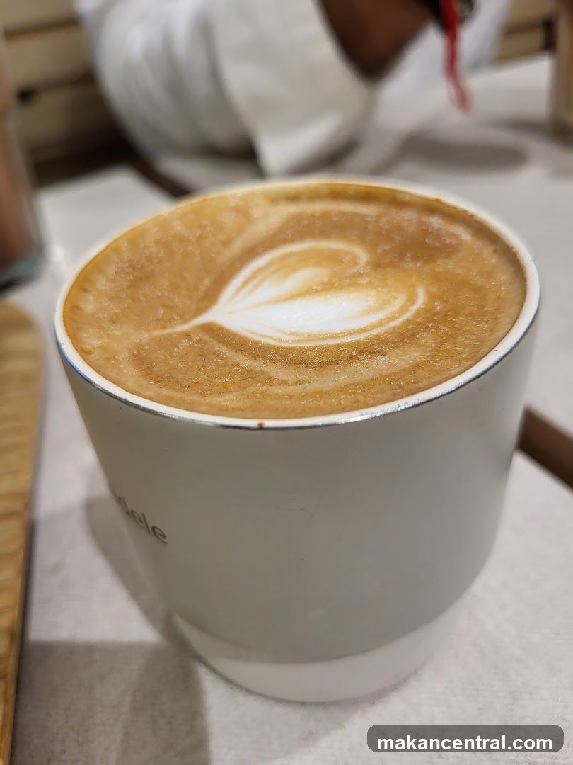 Latte with Heart Art