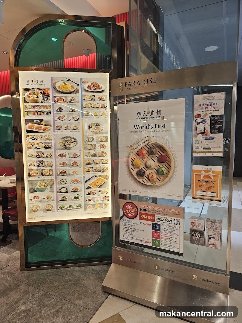 Paradise Dynasty Menu and Promotions