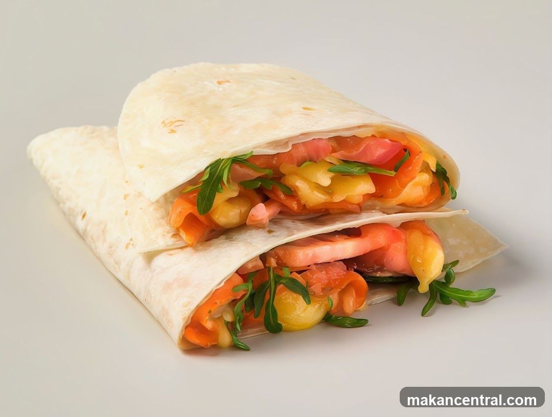 Two Salmon Wraps