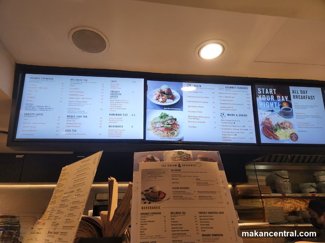 Digital Menu Board and Printed Menus