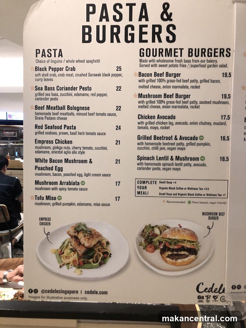 PASTA & BURGERS