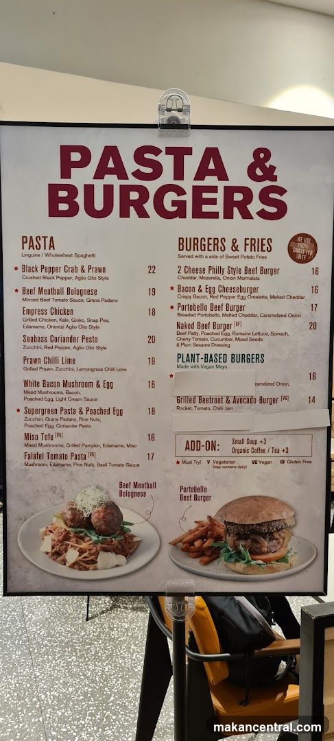 PASTA & BURGERS