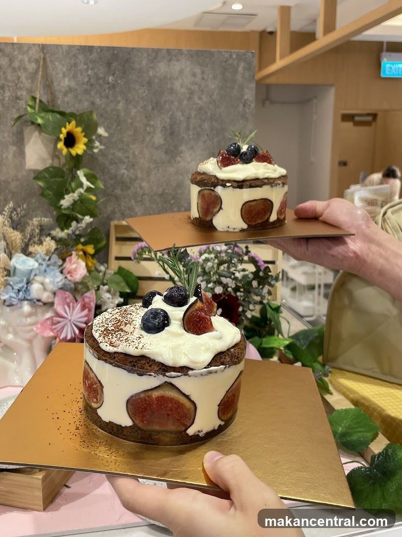 Two Fig and Blueberry Cakes