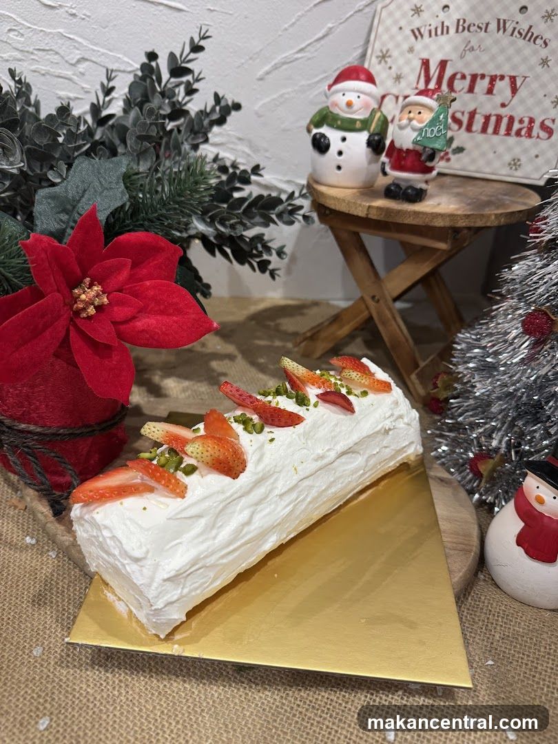 Christmas Yule Log Cake