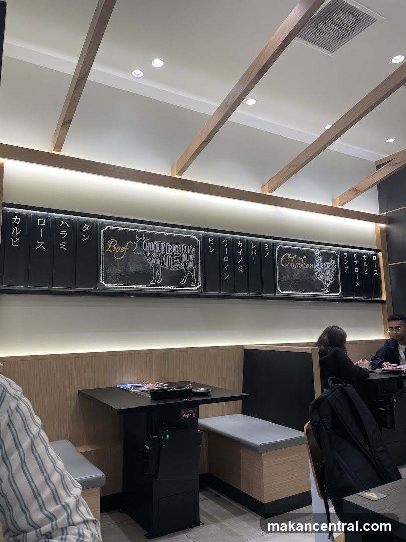 Restaurant Interior with Menu Board