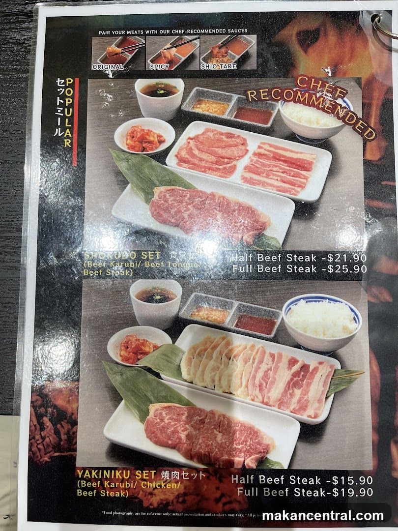 Chef Recommended Sets