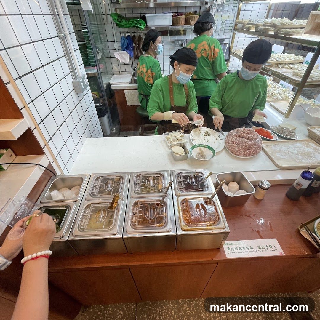 Dumpling Making Station