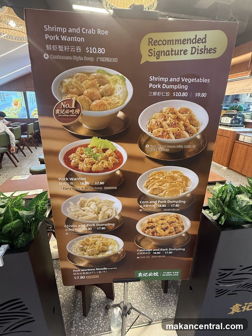 Recommended Signature Dishes
